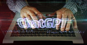 ChatGPT written on keyboard
