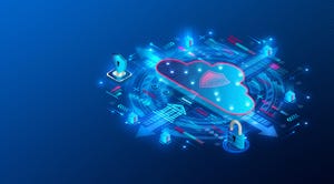 cloud-based cybersecurity concept art