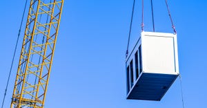 crane moving storage unit