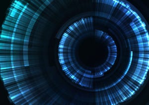 spiral abstract tech