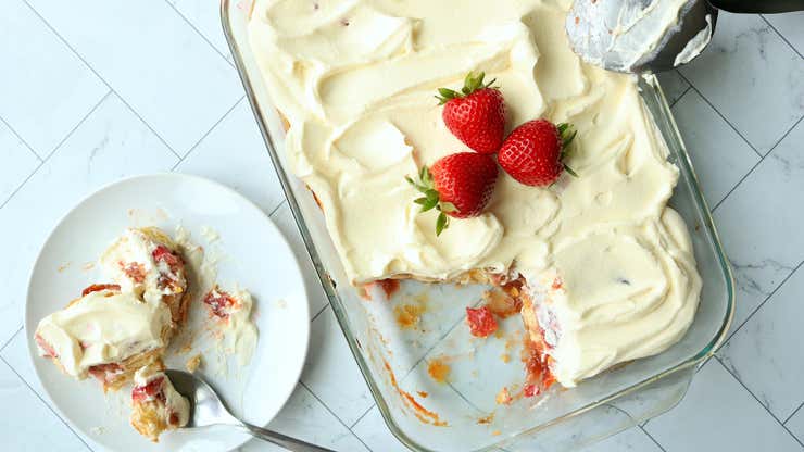 Image for Strawberry Shortcake Casserole Is Your Casual Summer Party Dessert