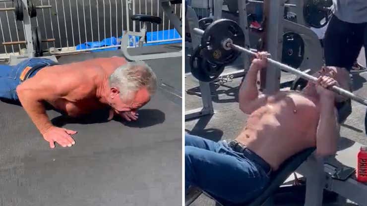 Image for RFK Jr.'s Bench Press Isn't Actually That Impressive