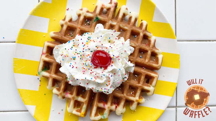 Image for These Birthday Cake Waffles Are Almost Too Easy