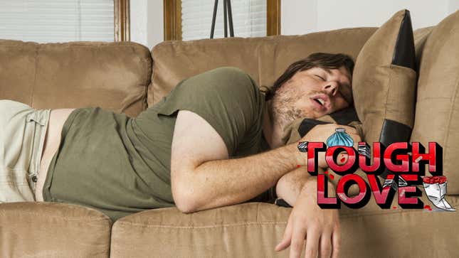 Image for article titled What to Do When Your Partner Spends All Day on the Couch
